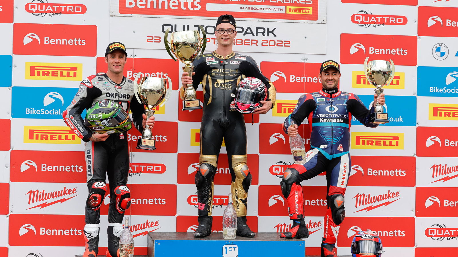 2022 ,Oulton Park, Showdown, 24th September, Race 1, podium , Ray, Bridewell, Haslam